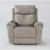 Carl Taupe Leather Power Lift Recliner With Power Headrest & Heat 1 Carl Taupe Leather Power Lift Recliner With Power Headrest & Heat -Furniture Store 286565 brown leather lift signature 01