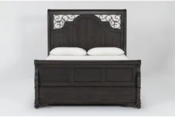 Furniture Store -Furniture Store 286635 brown wood bed front 02