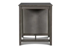 Joni Grey 37" Storage Counter Set For 2 -Furniture Store 286849 grey wood counter height set side 16