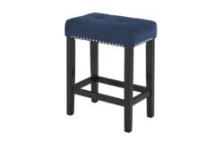 Janie Blue 4 Piece Console Bar Set -Furniture Store 286858 blue veneer console bar detail 45