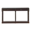 Santiago Console Table 2 Santiago Console Table -Furniture Store 287456 brown veneer sofa table signature 02
