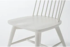 Edward Winter White Windsor Side Chair -Furniture Store 287741 grey wood dining set detail 45