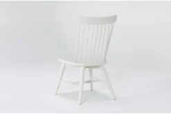 Edward Winter White Windsor Side Chair -Furniture Store 287741 grey wood dining set side 19