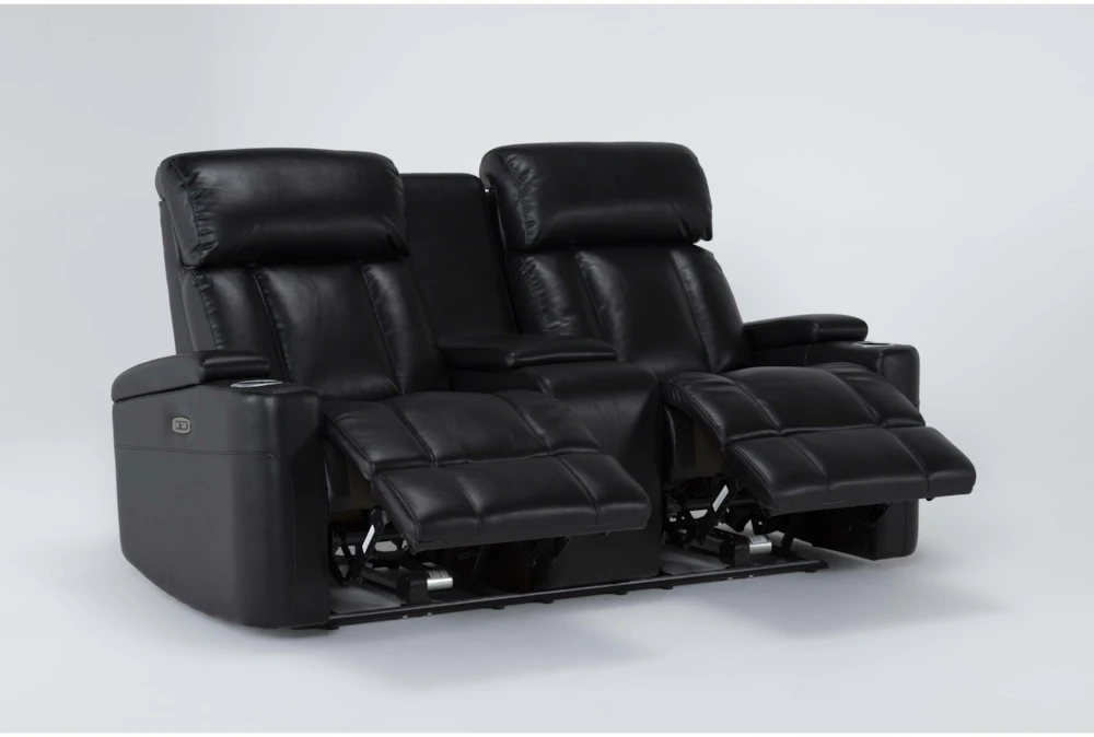 Eastwood Midnight 75" Power Reclining Storage Console Loveseat With Power Headrest & USB 6 Eastwood Midnight 75" Power Reclining Storage Console Loveseat With Power Headrest & USB - Image 4