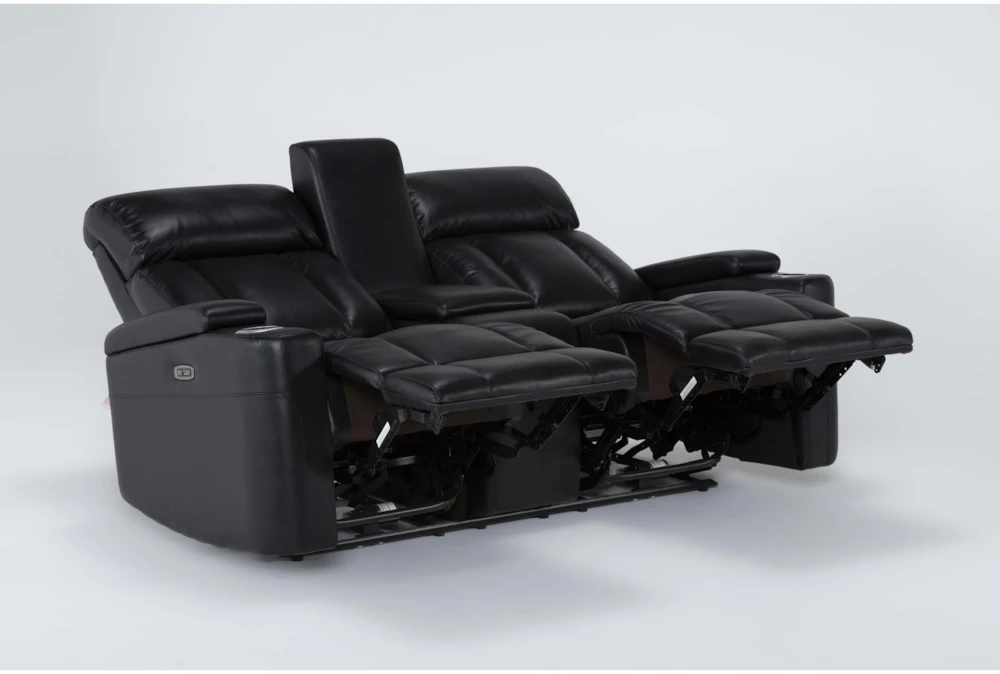 Eastwood Midnight 75" Power Reclining Storage Console Loveseat With Power Headrest & USB 8 Eastwood Midnight 75" Power Reclining Storage Console Loveseat With Power Headrest & USB - Image 6