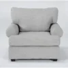 Hampstead Dove Chair -Furniture Store 291044 grey fabric chair signature 01