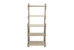 32X75 White Wood Shelving Unit -Furniture Store 293099 white wood bookcase material 76
