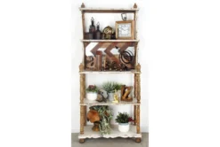 32X75 White Wood Shelving Unit -Furniture Store 293099 white wood bookcase room 85