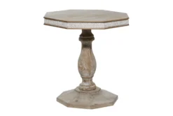 28X30 Brown Wood Accent Table