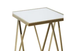 Gold Iron Accent Table Set Of 2 -Furniture Store 293151 gold multi media accent table detail 44