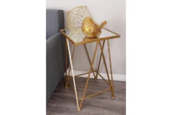 Gold Iron Accent Table Set Of 2 -Furniture Store 293151 gold multi media accent table room 85