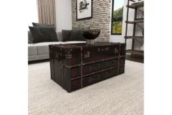 Tobi Trunk Coffee Table With Storage -Furniture Store 293333 brown mdf coffee table room 89