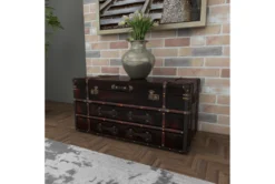 Tobi Trunk Coffee Table With Storage -Furniture Store 293333 brown mdf coffee table room 91