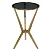 17X25 Multi Color Aluminum Accent Table -Furniture Store 293377 gold metal accent table signature 02