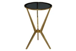 17X25 Multi Color Aluminum Accent Table