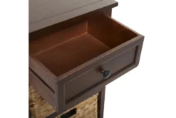 13X28 Brown Wood Storage Unit -Furniture Store 293407 brown multi media bar cabinet detail 44