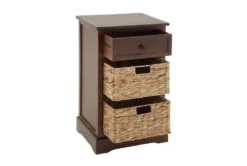 13X28 Brown Wood Storage Unit -Furniture Store 293407 brown multi media bar cabinet front 03