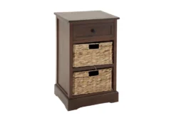 13X28 Brown Wood Storage Unit -Furniture Store 293407 brown multi media bar cabinet front 04