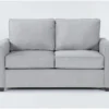 Mathers Oyster 64" Loveseat 1 Mathers Oyster 64" Loveseat -Furniture Store 294379 grey fabric loveseat signature 01