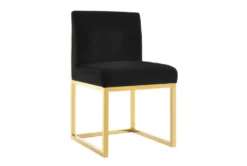 Haute Black Velvet Chair