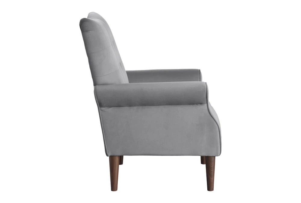 Magdala Grey Accent Chair 5 Magdala Grey Accent Chair - Image 3