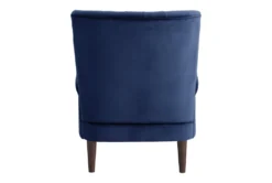 Abram Navy Accent Chair 15 Abram Navy Accent Chair -Furniture Store 296324 blue velvet accent chair back 82