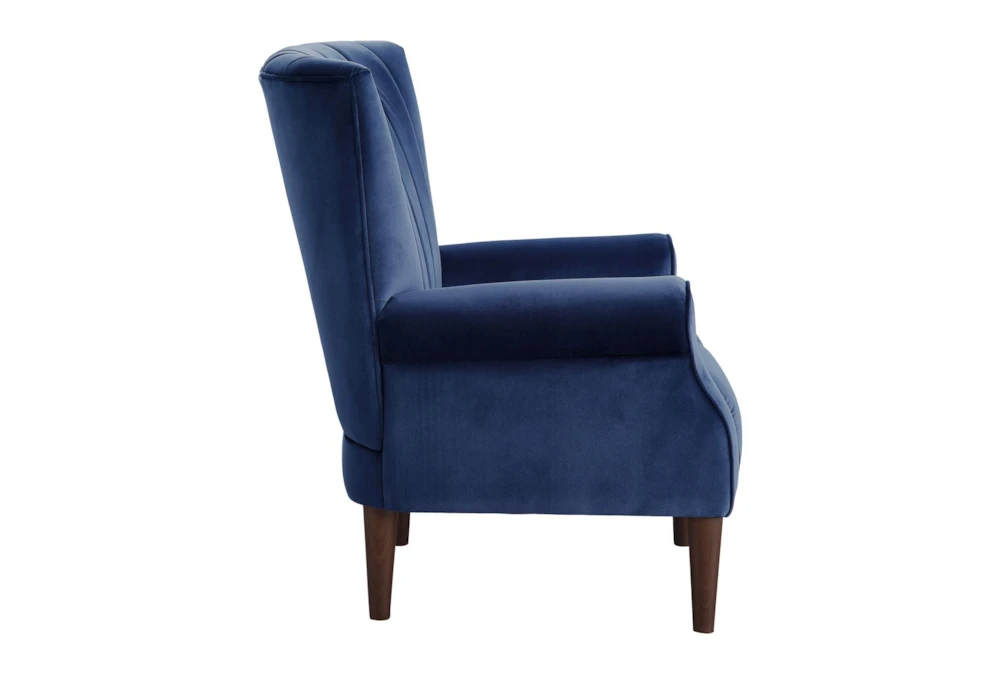 Abram Navy Accent Chair 5 Abram Navy Accent Chair - Image 3