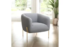 Nara Grey Accent -Furniture Store 296377 grey polyester accent chair room 85