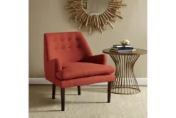 Paulette Spice Accent Chair -Furniture Store 296418 orange plywood accent chair room 85