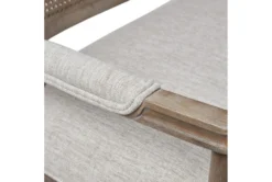 Pemberley 47" Settee -Furniture Store 296434 natural wood settee arm 25