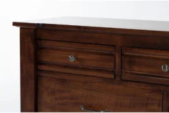 Westin Asbury 7 Drawer Dresser/Mirror -Furniture Store 296708 brown wood dresser and mirror set detail 462