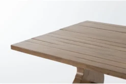 Magnolia Home Collins 84" Dining Table By Joanna Gaines -Furniture Store 296740 natural wood dining table detail 45