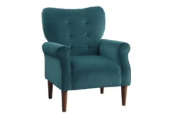 Magdala Teal Accent Chair