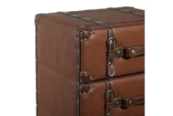 17X42 Brown Wood Chest -Furniture Store 296945 brown multi media chest detail 44