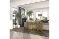 Gold Iron Console Table Set Of 2 -Furniture Store 296946 gold metal sofa table room 87