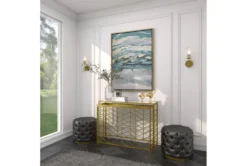 Gold Iron Console Table Set Of 2 -Furniture Store 296946 gold metal sofa table room 93