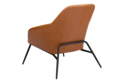 Jauncey Cognac Faux Leather Accent Chair -Furniture Store 297544 brown polyurethane accent chair detail 53