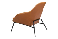 Jauncey Cognac Faux Leather Accent Chair -Furniture Store 297544 brown polyurethane accent chair detail 55