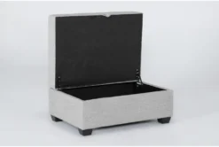 Hampstead Dove Storage Ottoman 9 Hampstead Dove Storage Ottoman -Furniture Store 299040 grey fabric ottoman side 19