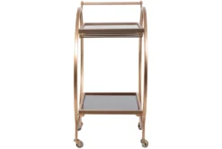 Gold Rolling Round Bar Cart -Furniture Store 299637 gold metal bar cart material 76