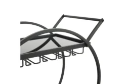 Black Rolling Round Bar Cart -Furniture Store 299639 detail 44
