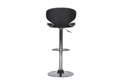 Brandt Black Adjustable Barstool -Furniture Store 299707 black metal bar stool back 82