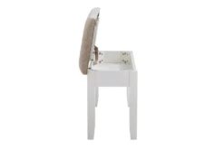 Morgan Brown 44" Dining Storage Bench -Furniture Store 299750 brown wood dining bench side 15