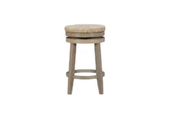 Bethany Sea Grass Natural Swivel Counter Stool 10 Bethany Sea Grass Natural Swivel Counter Stool -Furniture Store 299757 natural wood counter height stool front 02