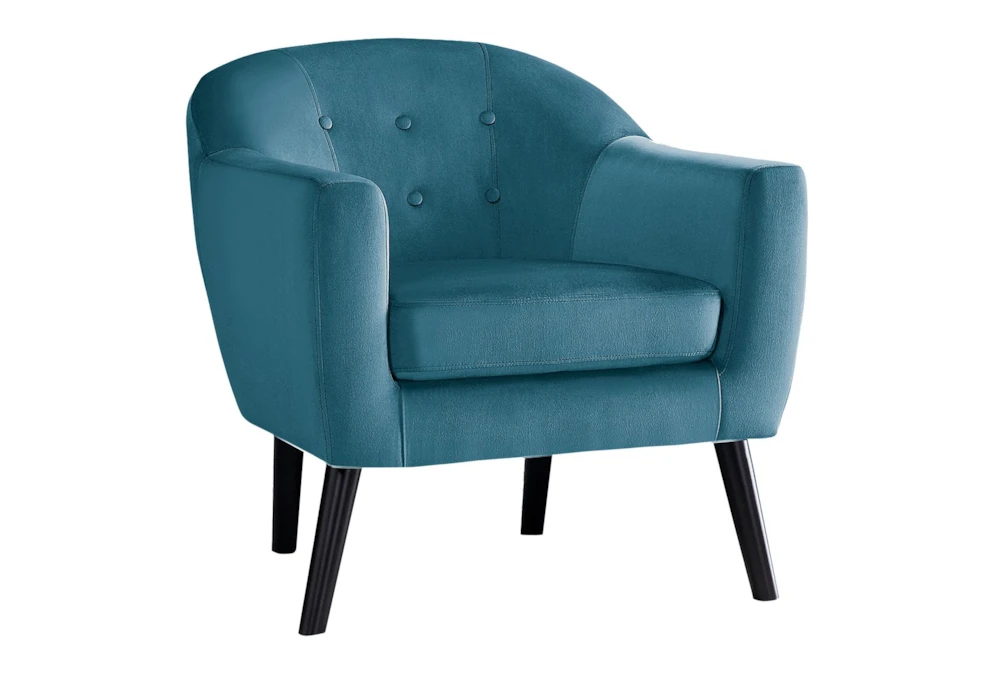 Wynona Blue Accent Chair 3 Wynona Blue Accent Chair