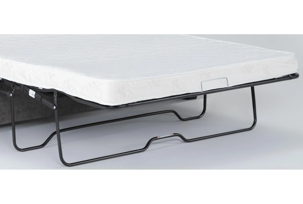 Hampstead Graphite 137" 2 Piece Sectional With Left Arm Facing Queen Sleeper Sofa,Right Arm Facing Corner Chaise & Storage Ottoman - Image 4