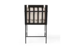 Sierra White/Black Ladderback Dining Chair -Furniture Store 301035 white polyester dining chair back 82