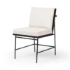 Sierra White/Black Ladderback Dining Chair -Furniture Store 301035 white polyester dining chair signature 01