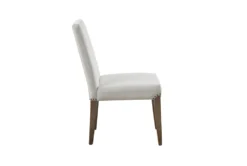 Cream Channel Tufting Dining Chair Set Of 2 -Furniture Store 302204 natural wood dining chair side 14