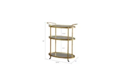 Antique Gold Bar Cart -Furniture Store 302205 detail 44